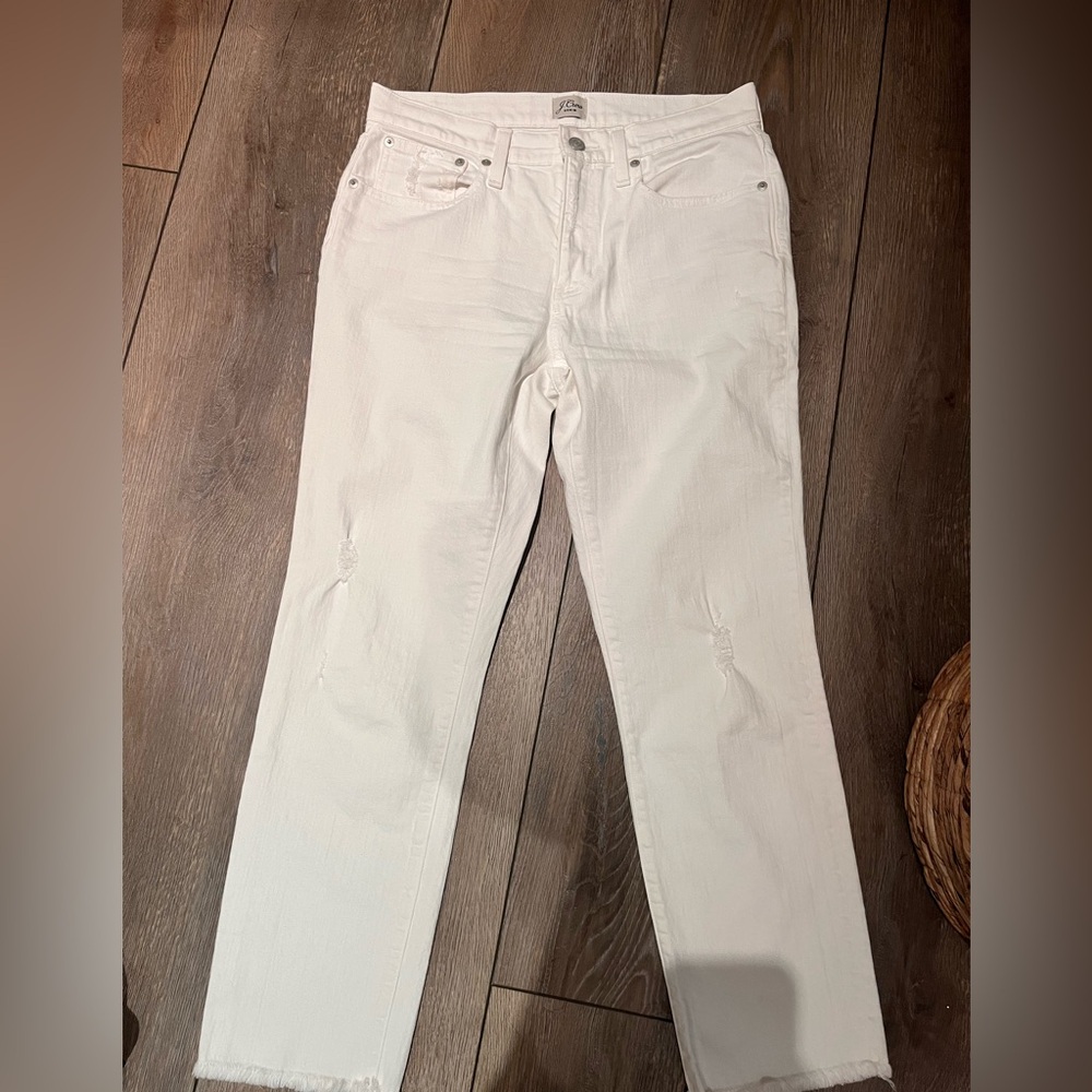 White J. Crew pants